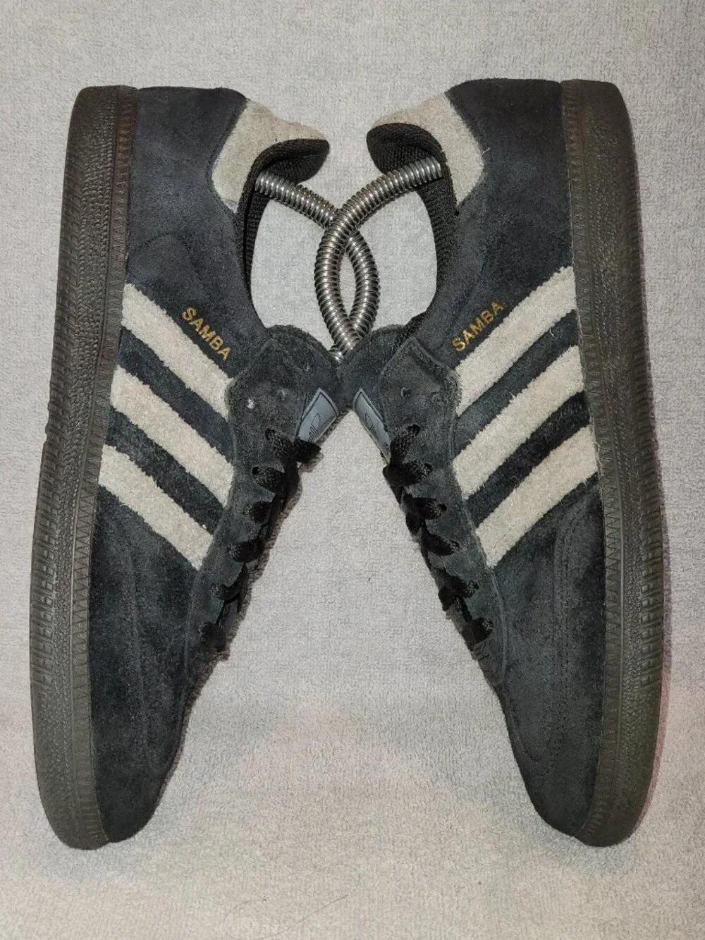 Adidas Samba ADV Black Grey Gum Sole IH3348 Men's Size 8 Sneakers (#2222)